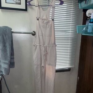 Cream Overalls